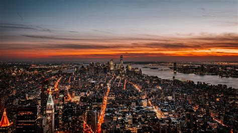 New York's sky.